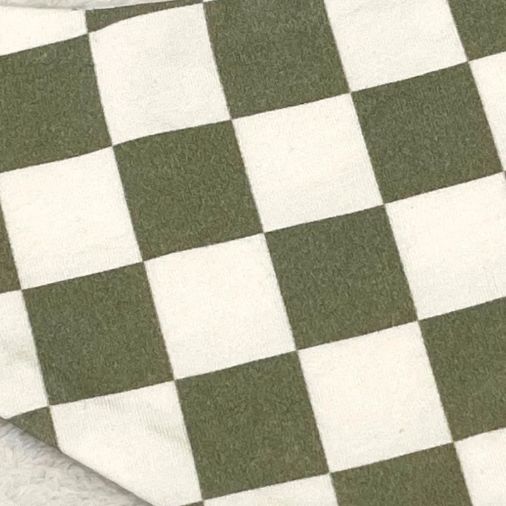 Bohemian Babies Checkered Bib NWT